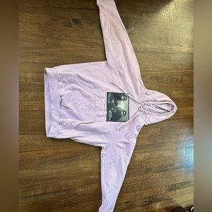Light purple hoodie from zumiez